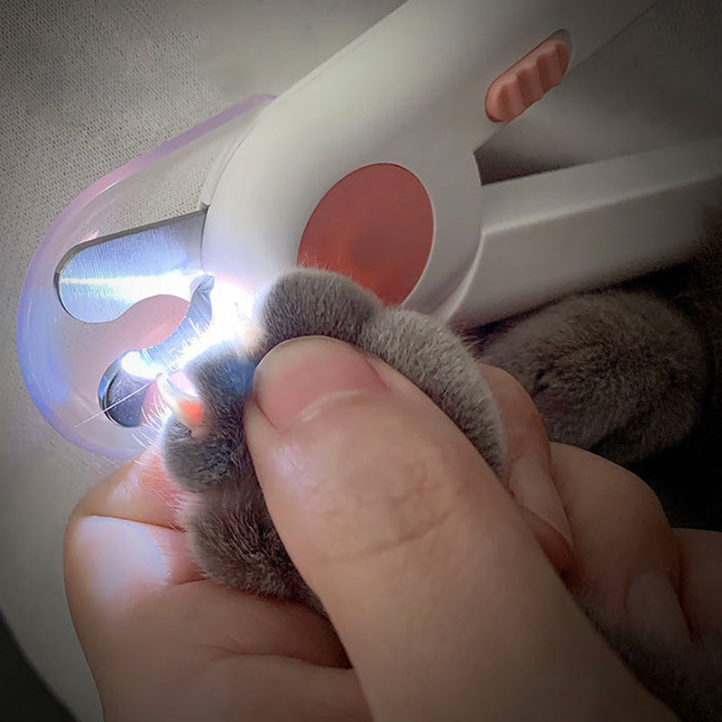 Professional Pet Nail Clippers with Built-in Sharpener - Cats & Dogs