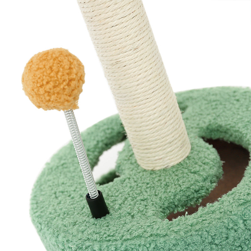 Cat Scratch Board - Multi-Level Climbing Frame with Sisal Scratching Posts