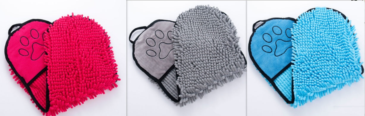 Super Absorbent Pet Bath Towel - Quick-Drying Microfiber for Dogs & Cats