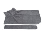 Absorbent Pet Bathrobe - Quick-Dry Microfiber Towel with Adjustable Straps