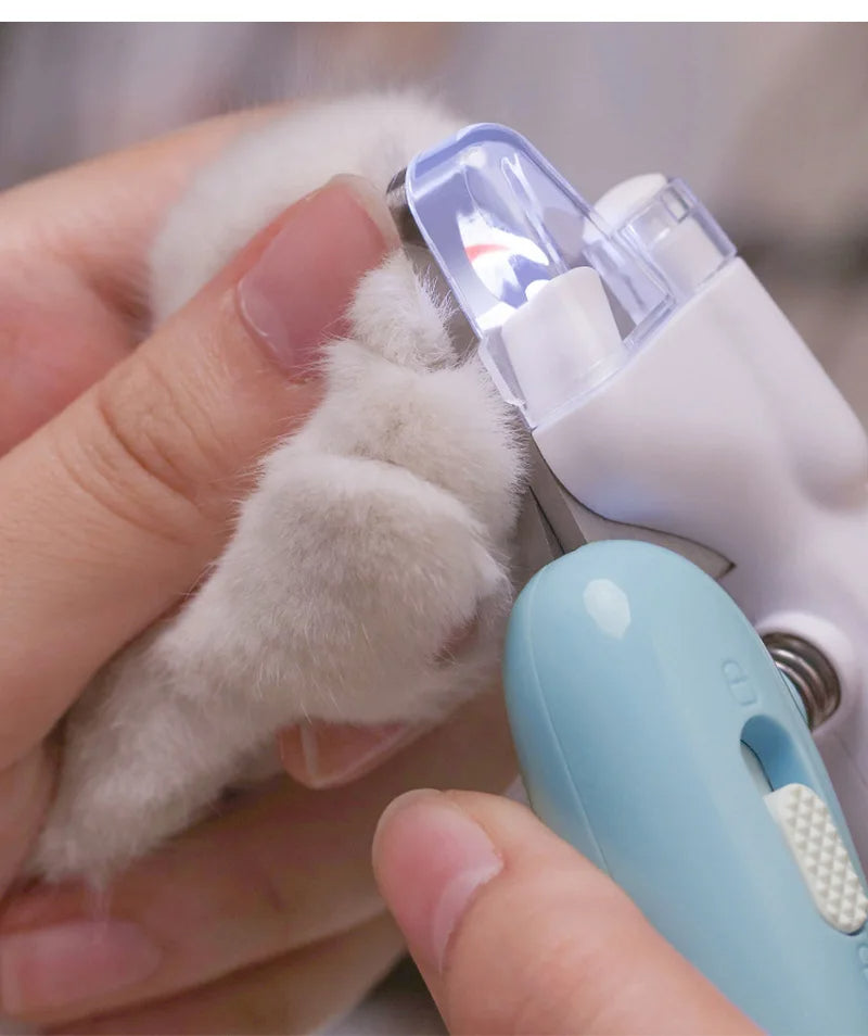 LED Pet Nail Clippers & Electric Grinder - 2-in-1 Grooming Tool