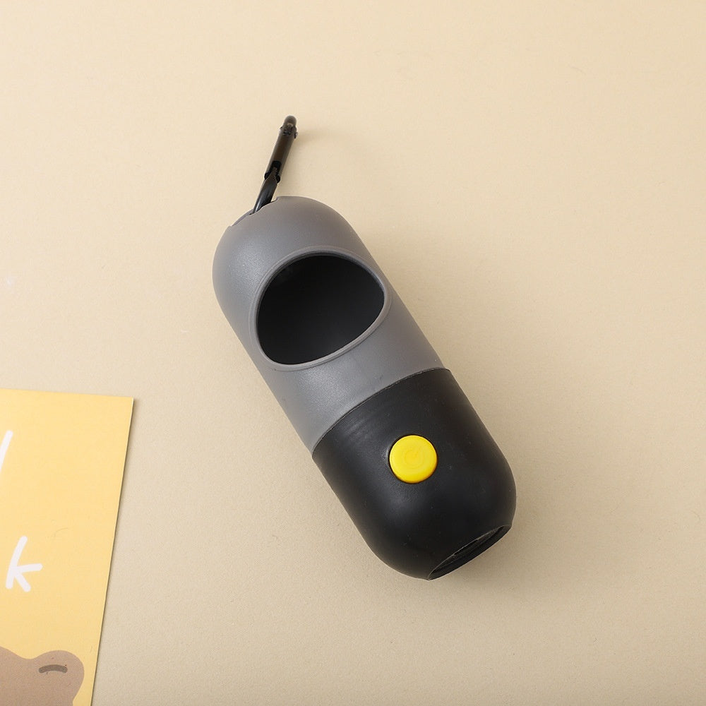 LED Pet Waste Bag Dispenser – Dog Poop Bag Holder with Built-In Light