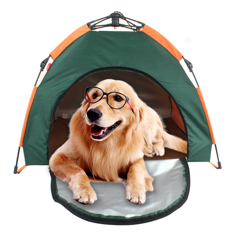Portable Pop-Up Pet Tent — Waterproof Outdoor Shelter for Dogs & Cats