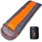 Lightweight Envelope Sleeping Bag – 4-Season Warmth for Backpacking, Hiking & Camping