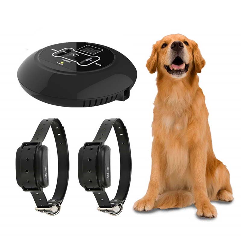 Wireless Pet Fence - Electric Training Collar with Adjustable Boundary