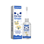 Pet Ear Drops - Gentle Cleaning & Relief for Healthy Ears