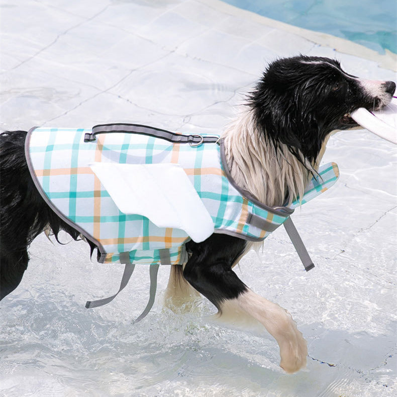 Dog Swimming Life Jacket - Buoyant Safety Vest for Water Activities