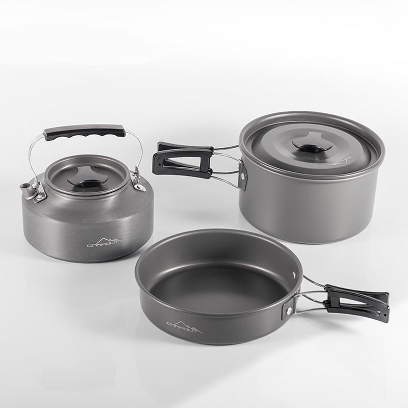 Portable Camping Stove Combo Set – All-in-One Outdoor Cooking Kit for Backpacking & Hiking