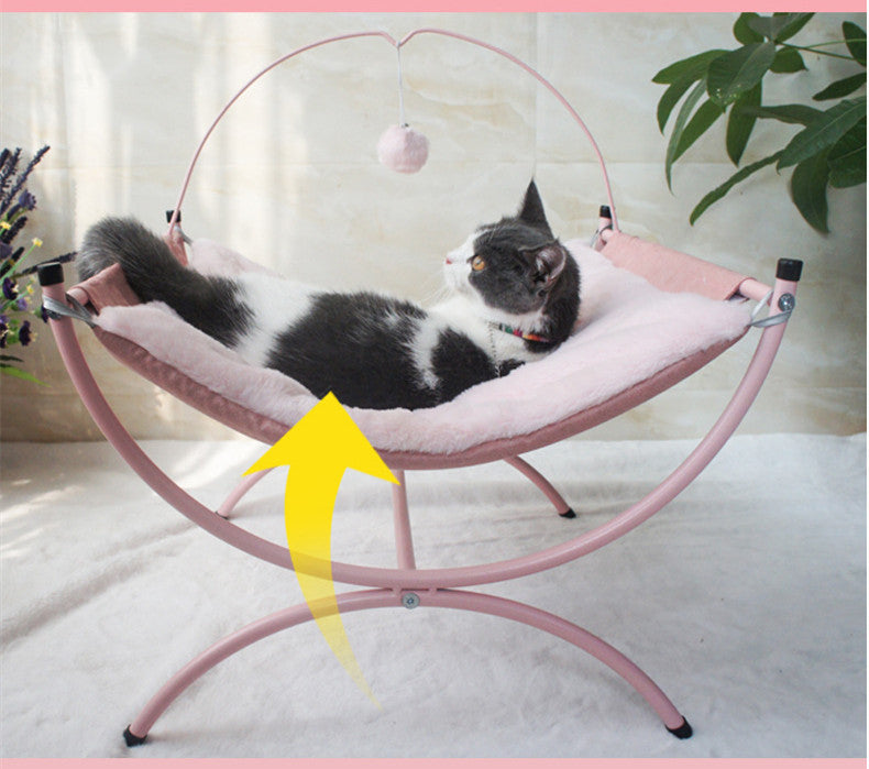 Four Seasons Cat Recliner Bed - Universal Comfort for Year-Round Lounging