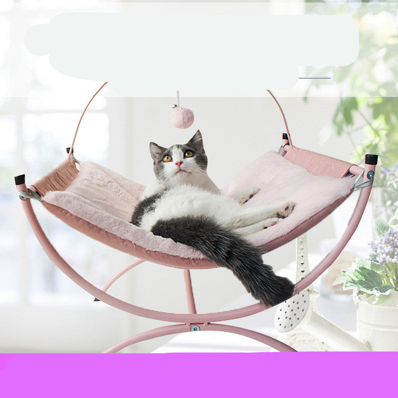 Four Seasons Cat Recliner Bed - Universal Comfort for Year-Round Lounging