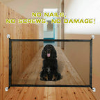 Retractable Mesh Safety Gate for Pets