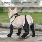 Waterproof Dog Shoes - Adjustable Non-Slip Boots for All Weather
