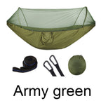2-Person Outdoor Hammock with Mosquito Net – Portable Parachute Camping Hammock