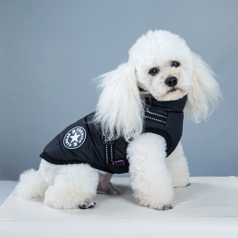 Waterproof Dog Coat with Harness - Winter Jacket for Big Dogs