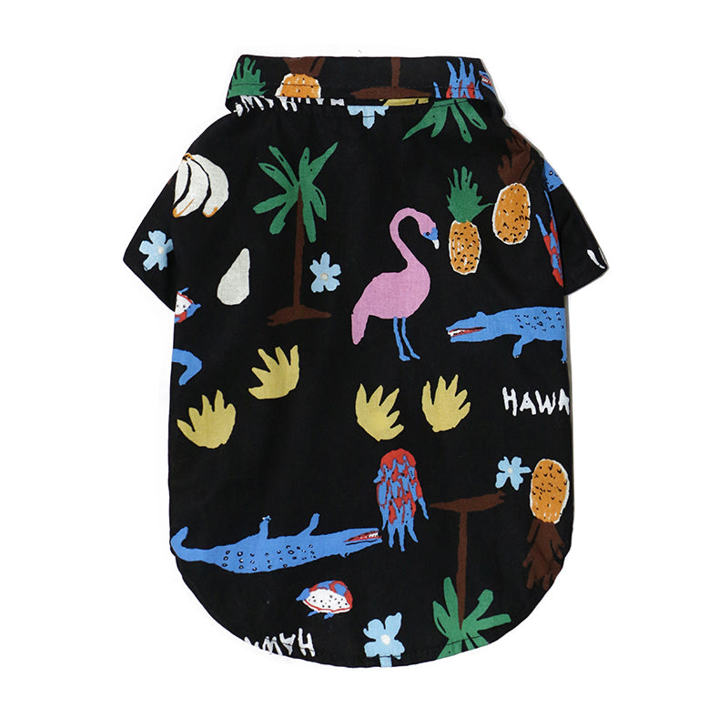 Cat Summer Outfit - Lightweight Shirt with Accessories Set