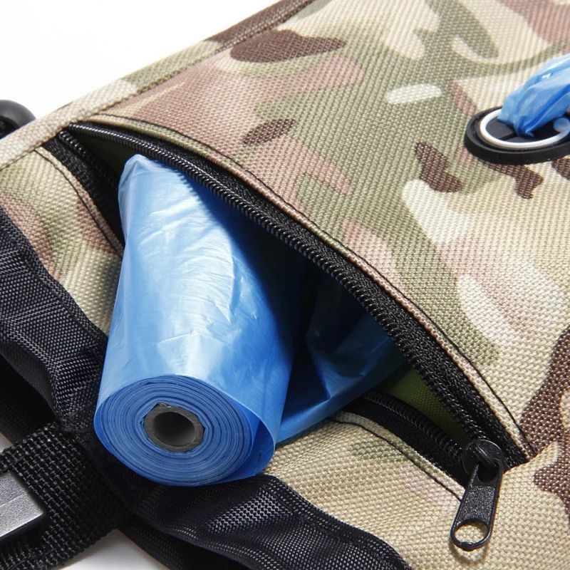 Dog Training Treat Bag – Portable Reward Pouch with Waist Clip & Mesh Pockets