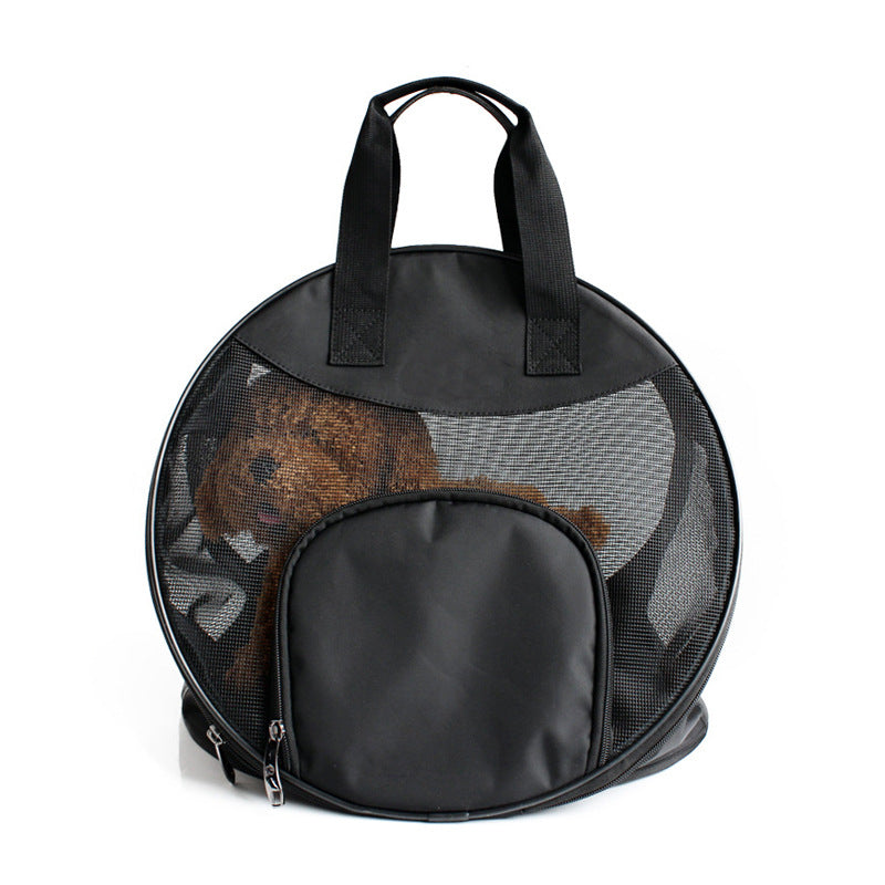 Portable Pet Carrier Handbag - Breathable Travel Tote for Cats & Small Dogs