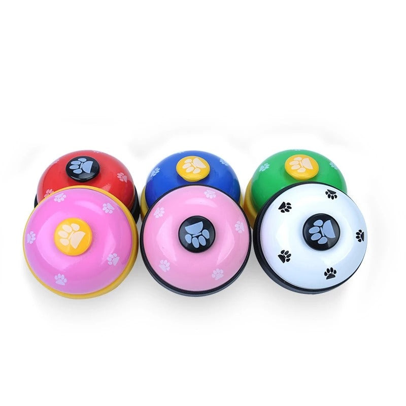 Pet Training Bell - Paw Print Design Communication Tool for Dogs & Cats