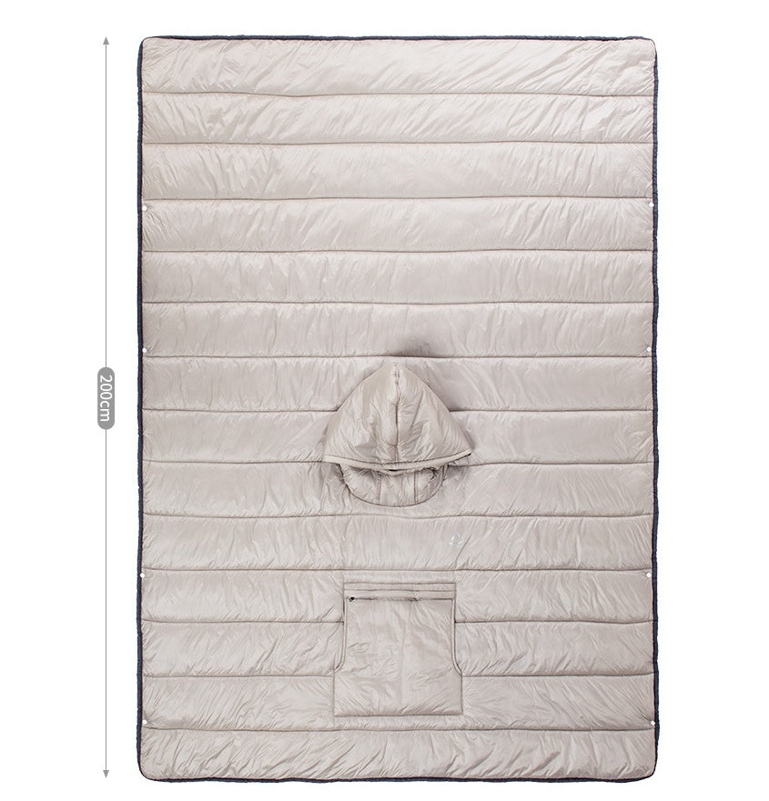 Wearable Camping Quilt & Sleeping Bag – Lightweight Waterproof Outdoor Cloak