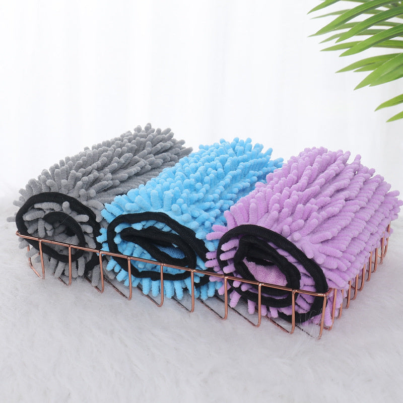 Super Absorbent Pet Bath Towel - Quick-Drying Microfiber for Dogs & Cats