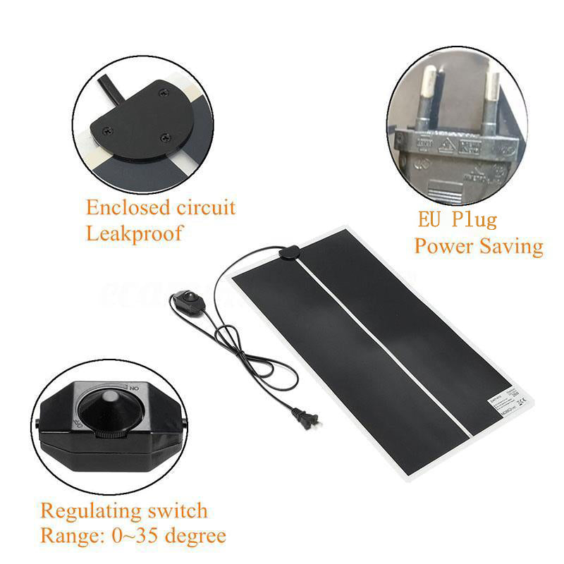 Reptile Heat Mat - Adjustable Temperature Controller for Terrariums