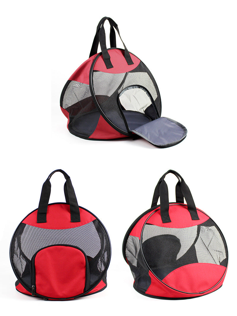 Portable Pet Carrier Handbag - Breathable Travel Tote for Cats & Small Dogs