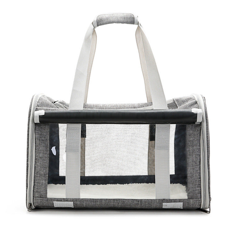 Transparent Pet Carrier Backpack - Breathable Travel Bag for Cats & Small Dogs
