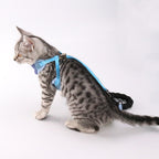 Bow-Tie Vest Harness & Leash Set - No-Pull Design for Cats & Small Dogs
