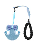 Bow-Tie Vest Harness & Leash Set - No-Pull Design for Cats & Small Dogs