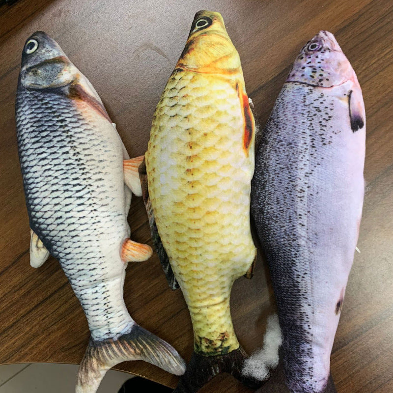 Electric Jumping Fish Toy - USB Rechargeable Interactive Cat Toy