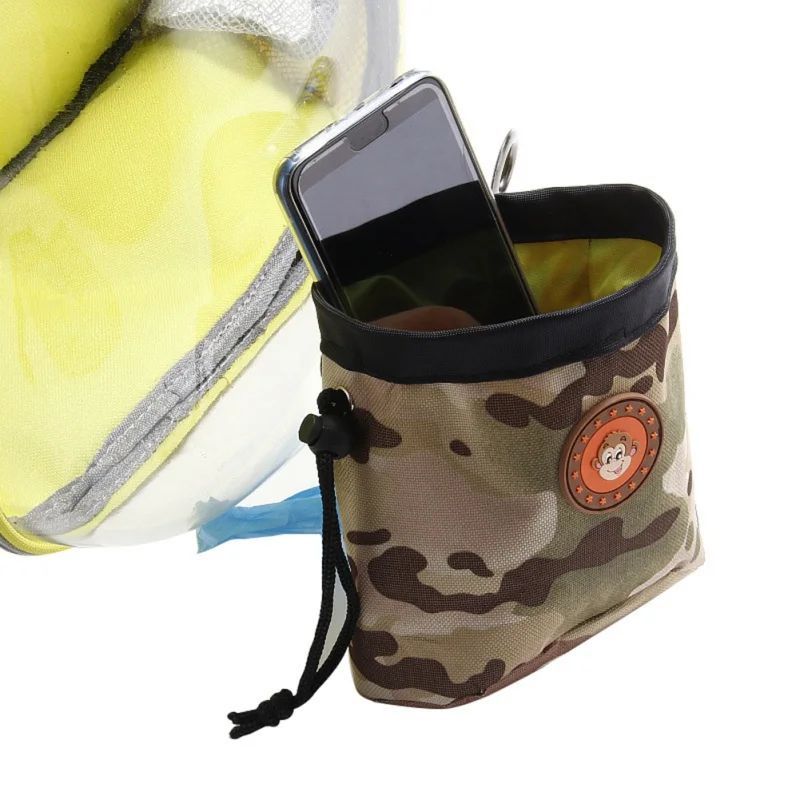 Dog Training Treat Bag – Portable Reward Pouch with Waist Clip & Mesh Pockets