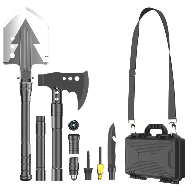 Multi-Function Folding Camping Shovel – Tactical Survival Tool for Hiking & Outdoor Adventures