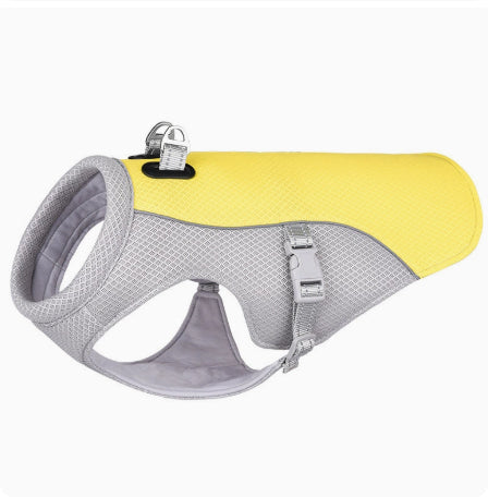 Summer Pet Dog Cooling Vest Heat Resistant Cool Dogs Clothes Breathable Sun-proof Clothing For Small Large Dogs Outdoor Walking