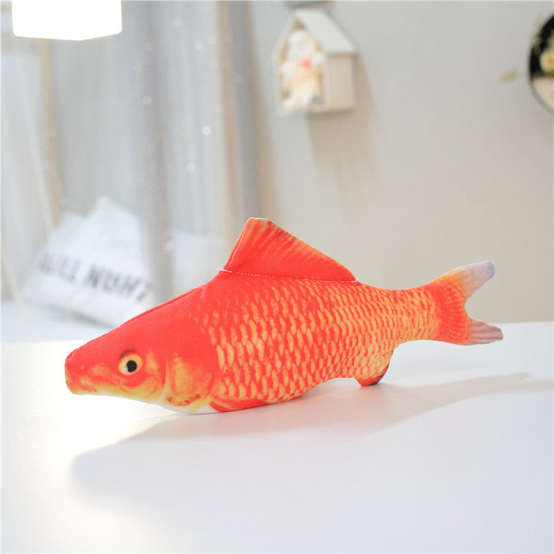 Electric Jumping Fish Toy - USB Rechargeable Interactive Cat Toy