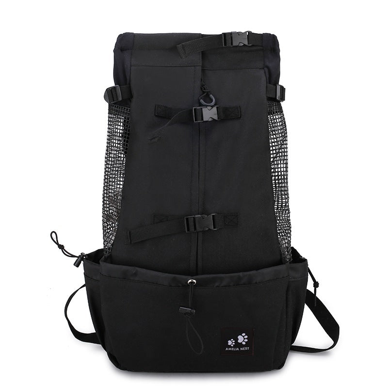 Pet Dog Carrier Bag Carrier For Dogs Backpack Out Double Shoulder Portable Travel Backpack Outdoor Dog Carrier Bag Travel