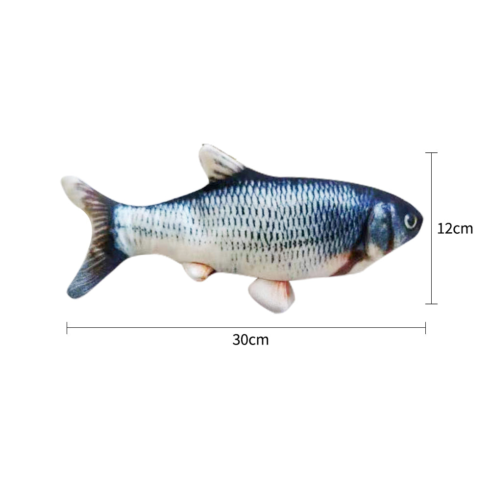 Electric Jumping Fish Toy - USB Rechargeable Interactive Cat Toy