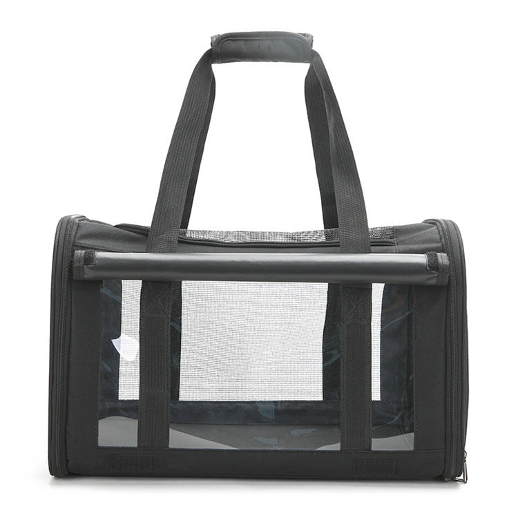 Transparent Pet Carrier Backpack - Breathable Travel Bag for Cats & Small Dogs