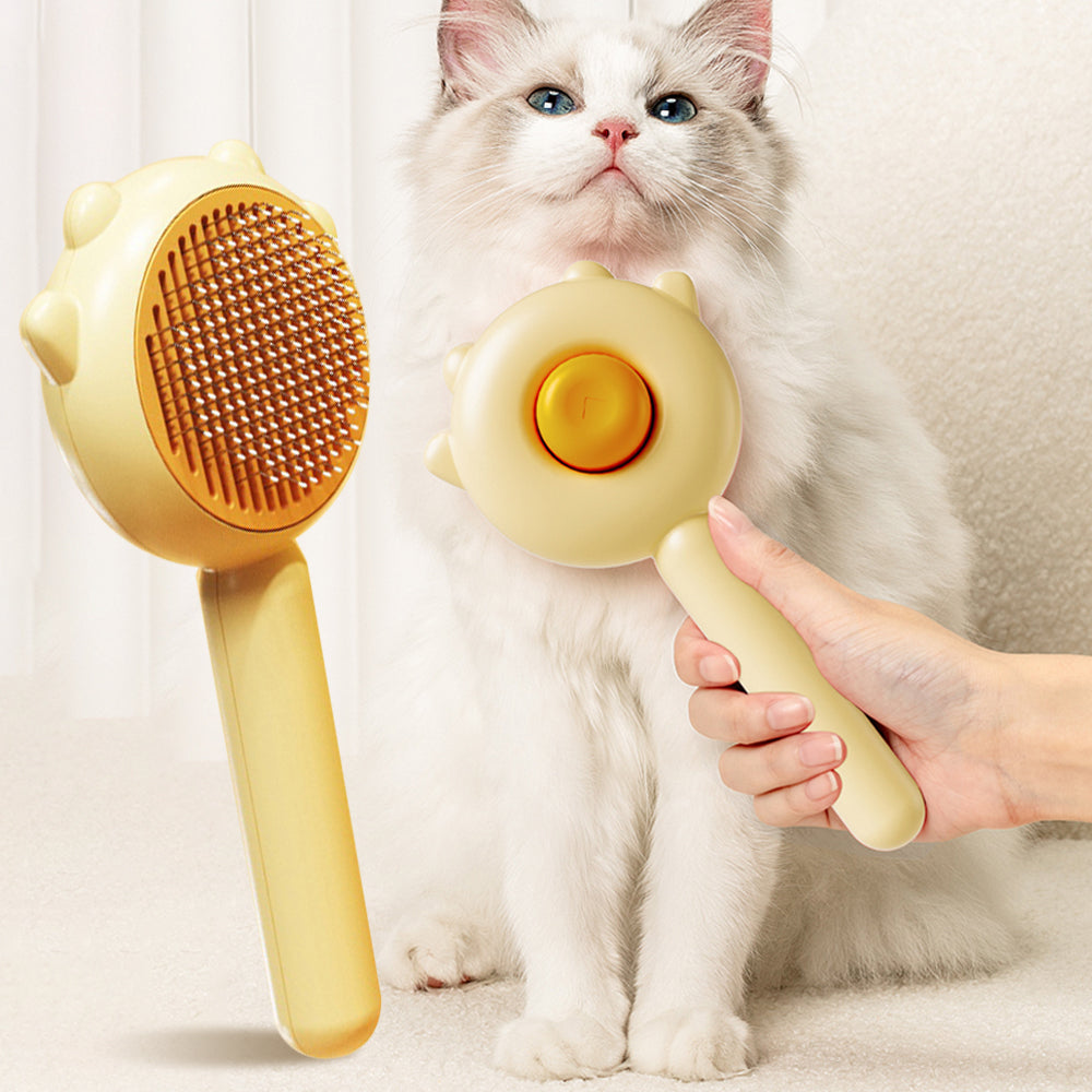 Pet Grooming Massage Comb - Hair Removal Brush for Dogs & Cats