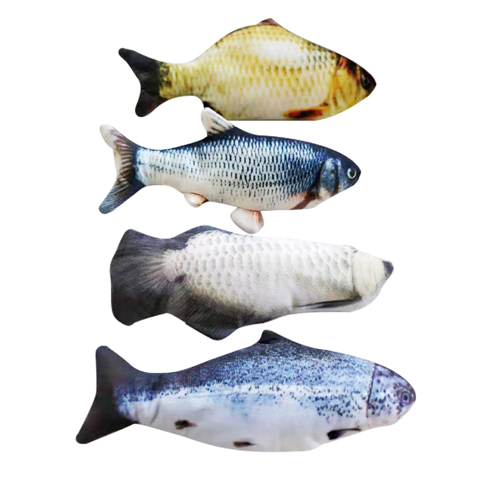 Electric Jumping Fish Toy - USB Rechargeable Interactive Cat Toy