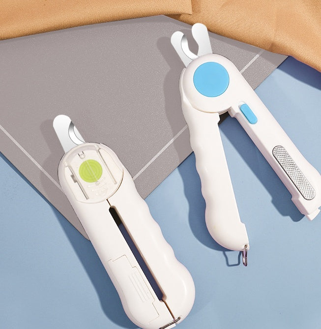 Professional Pet Nail Clippers with Built-in Sharpener - Cats & Dogs