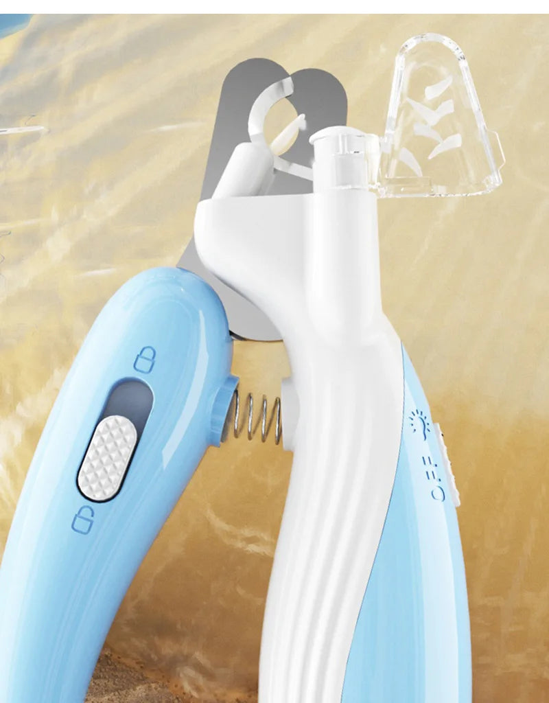 LED Pet Nail Clippers & Electric Grinder - 2-in-1 Grooming Tool