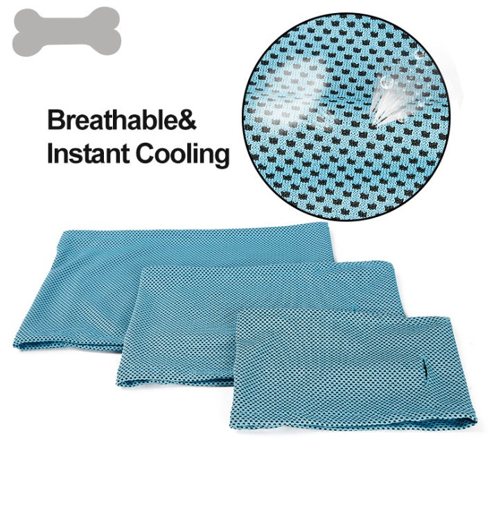 Instant Cooling Pet Bandana - Summer Heat Relief Scarf for Dogs