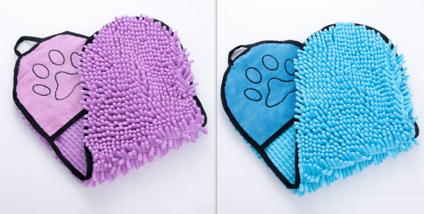 Super Absorbent Pet Bath Towel - Quick-Drying Microfiber for Dogs & Cats