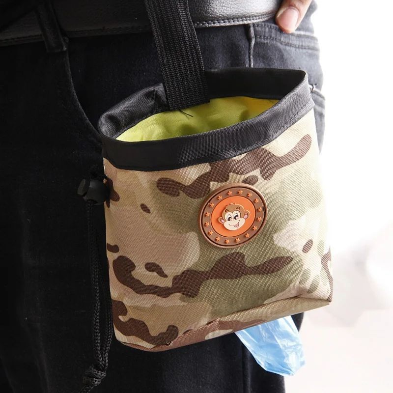 Dog Training Treat Bag – Portable Reward Pouch with Waist Clip & Mesh Pockets