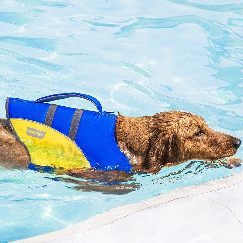Dog Swimming Life Jacket - Buoyant Safety Vest for Water Activities