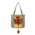 Lion Design Pet Carrier - Soft Portable Breathable Travel Bag