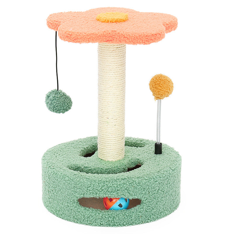 Cat Scratch Board - Multi-Level Climbing Frame with Sisal Scratching Posts