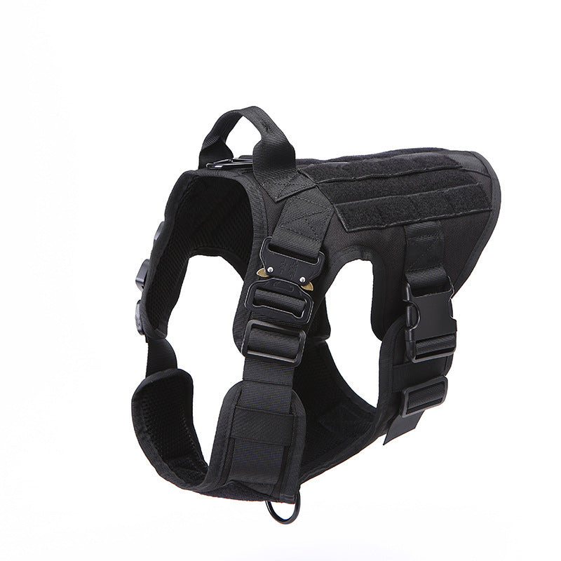 Tactical Dog Vest - Quick-Release Outdoor Training Harness with Handle