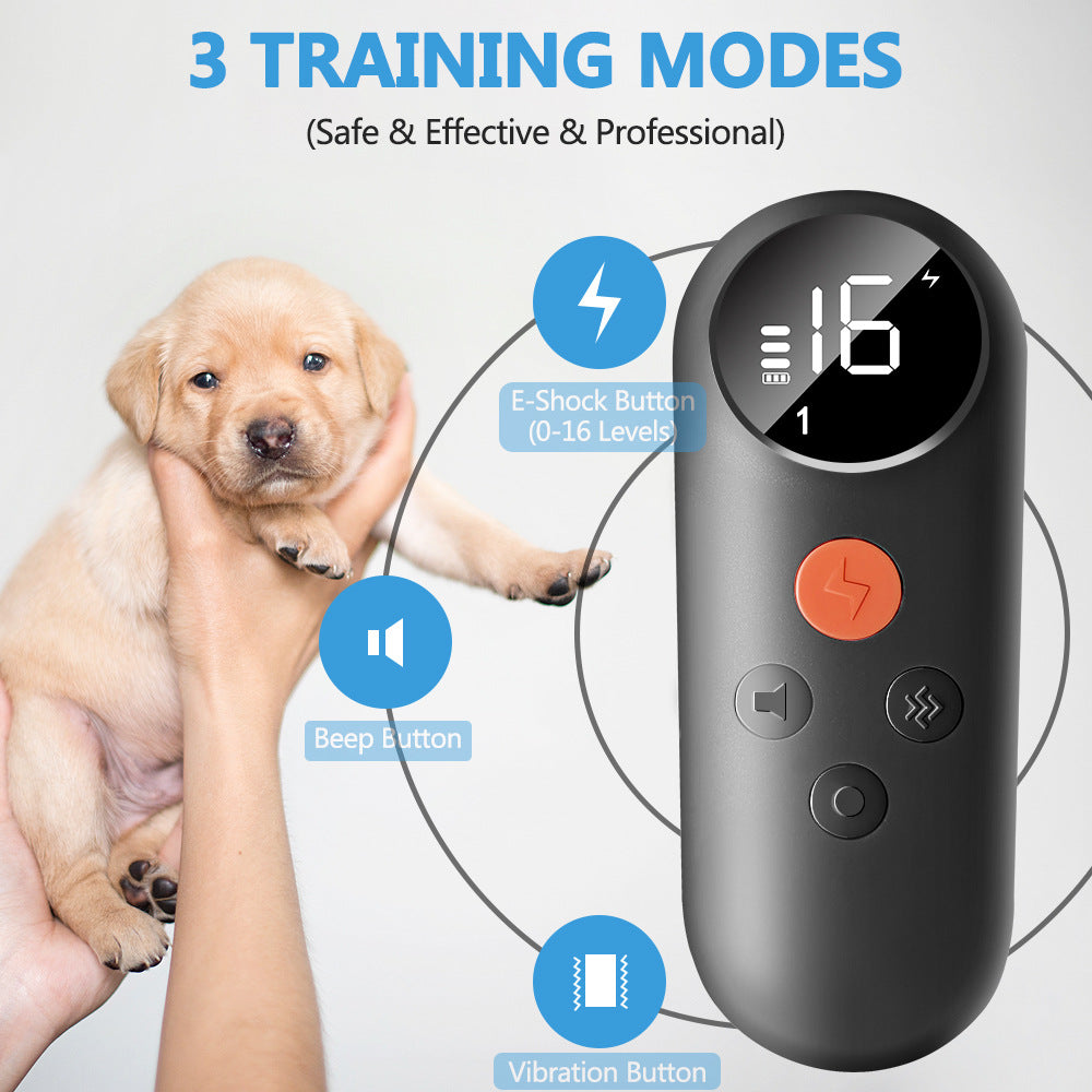 Bark Control Collar - Smart Training Device with Color Screen Display