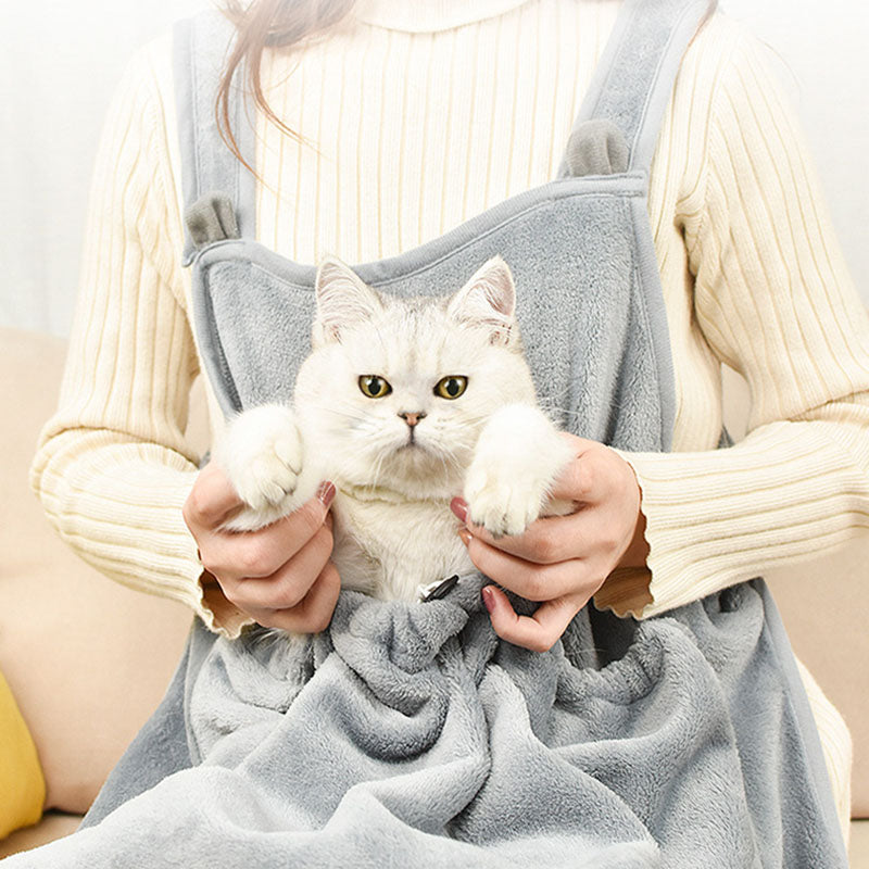 Cat Apron - Soft Plush Anti-Grab Camisole for Cats